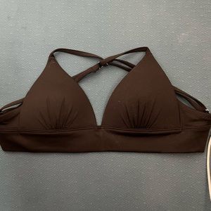 H&M simple black push-up triangle bikini